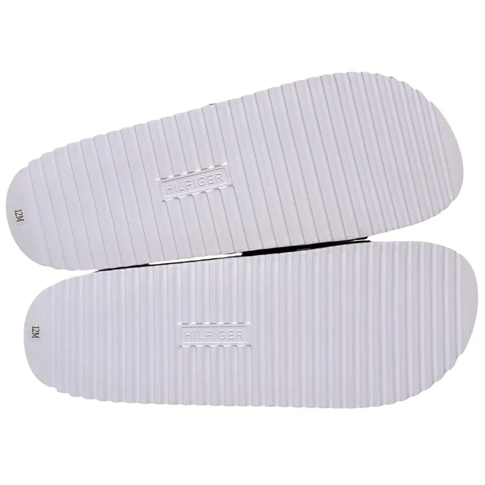 Tommy Hilfiger Men Redder Pool Beach Slide Sandals Size US 12M White Striped